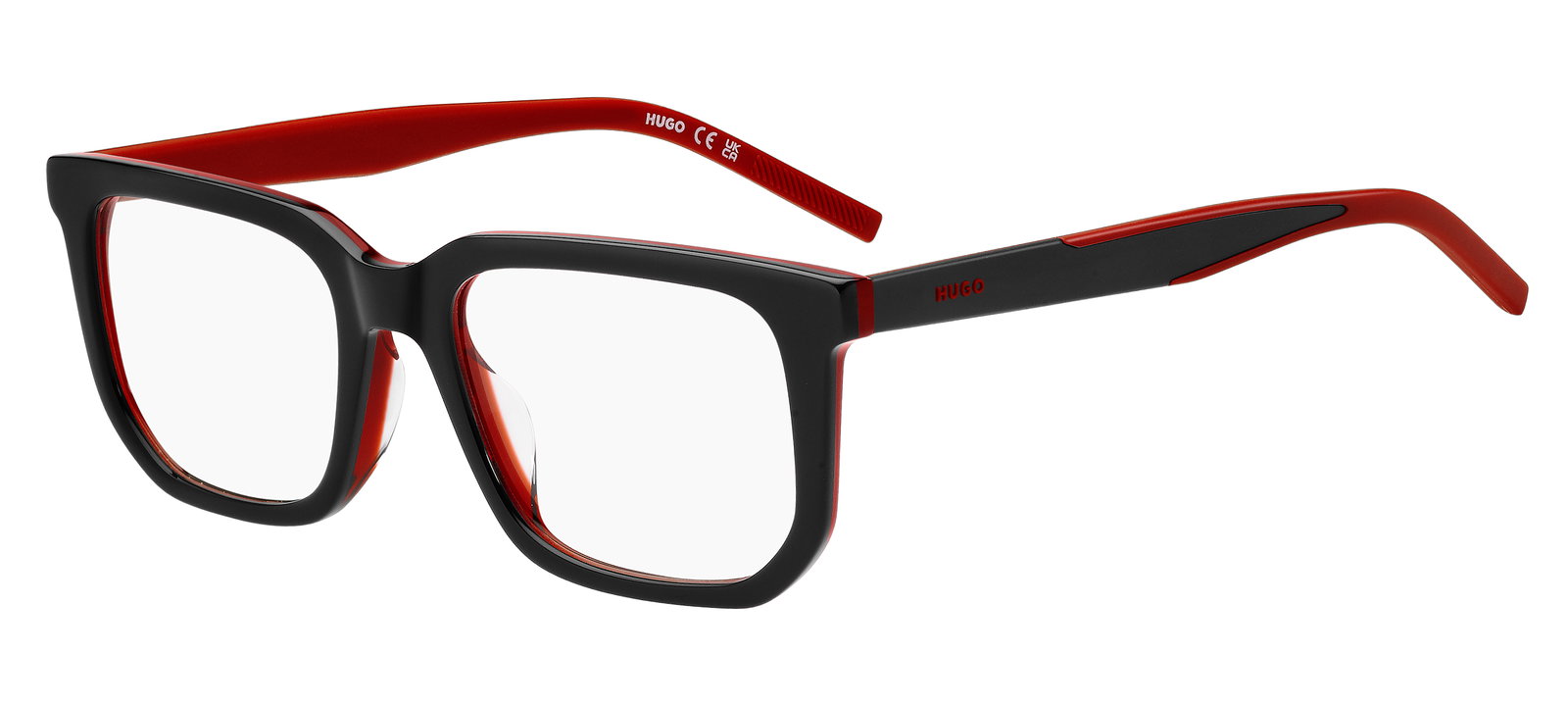 HUGO Brille HG 1340/G 0A4 in rot/schwarz